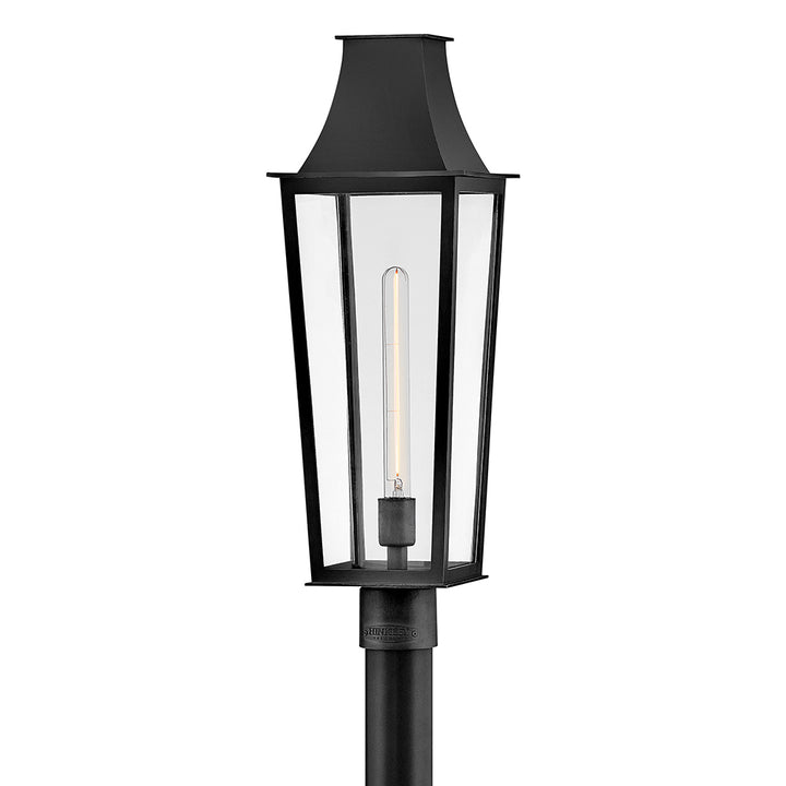 Hinkley Georgetown Outdoor Post Mount Lantern Large Post Mount Lantern Black 28891BK