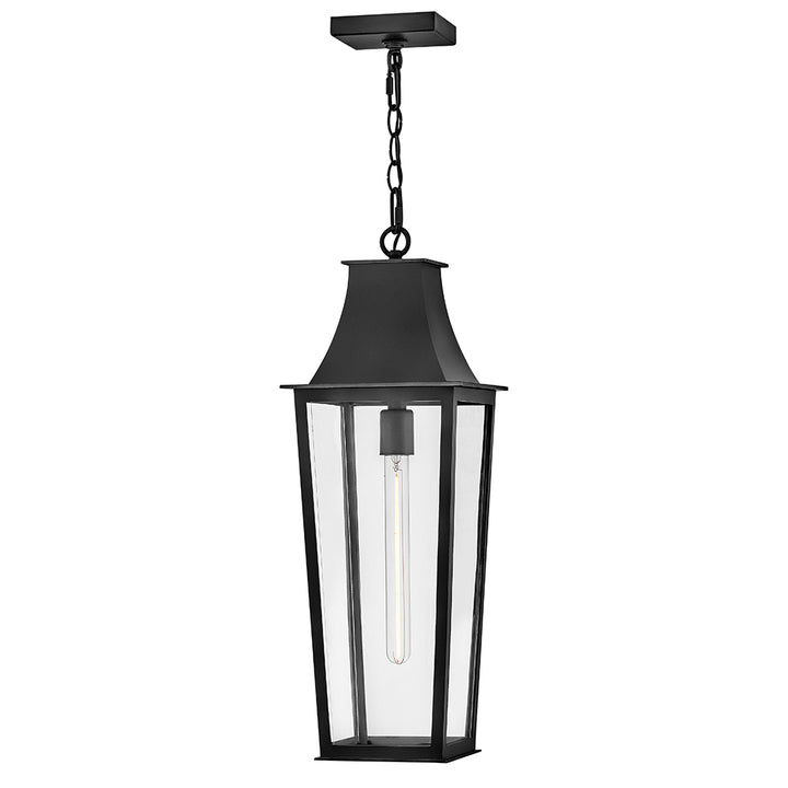 Hinkley Georgetown Outdoor Hanging Light Large Hanging Lantern Black 28892BK