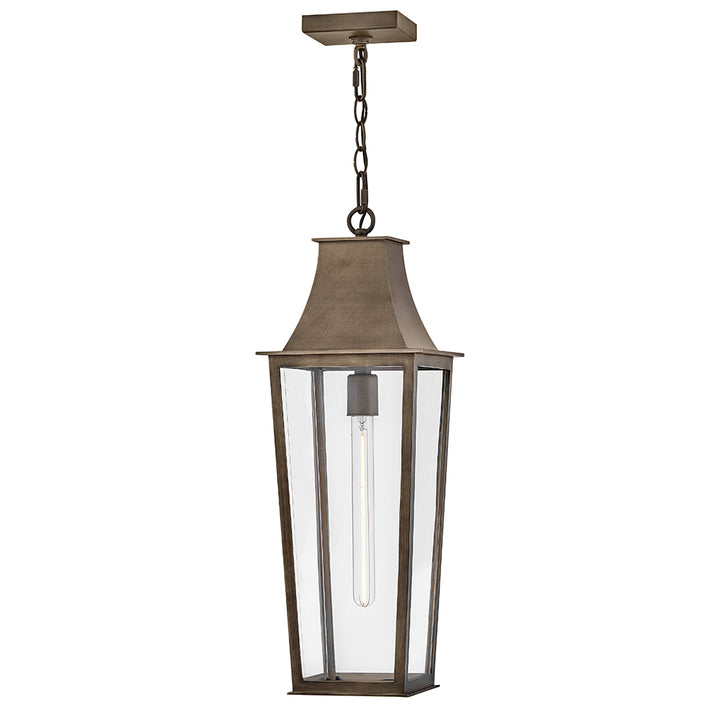 Hinkley Georgetown Outdoor Hanging Light Large Hanging Lantern Burnished Bronze 28892BU
