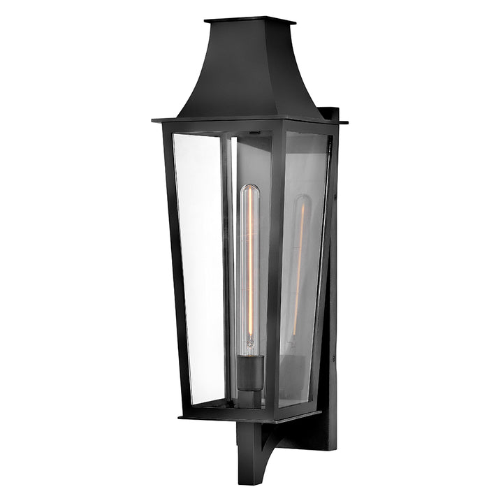 Hinkley Georgetown Outdoor Wall Light Large Wall Mount Lantern Black 28895BK