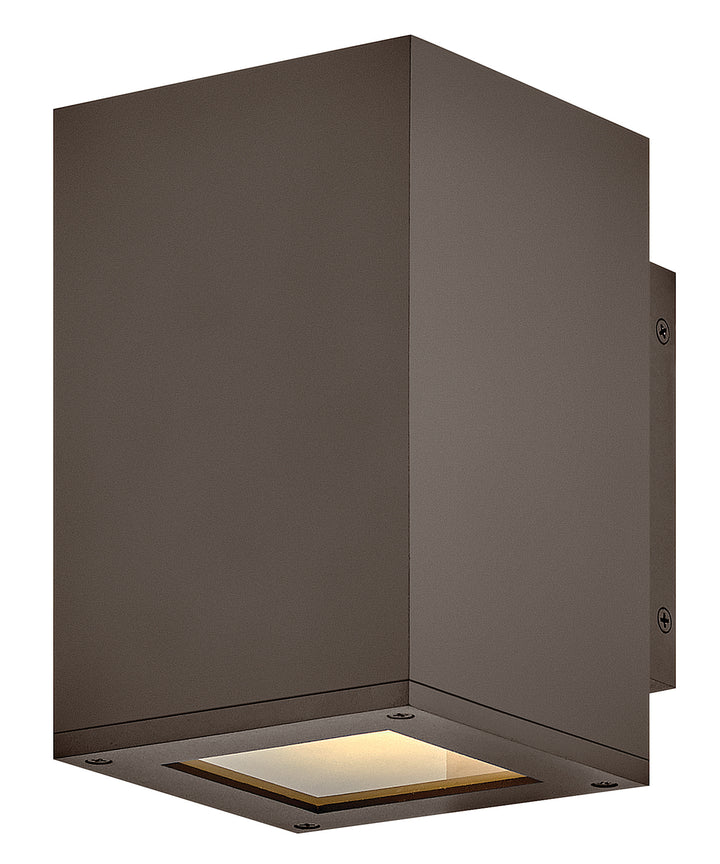 Hinkley Tetra Outdoor Wall Light Small Down Light Wall Sconce Architectural Bronze 28910AZ-LL