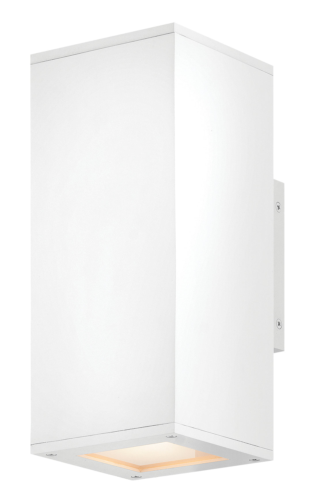 Hinkley Tetra Outdoor Wall Light Medium Up/Down Light Wall Sconce Textured White 28914TW-LL
