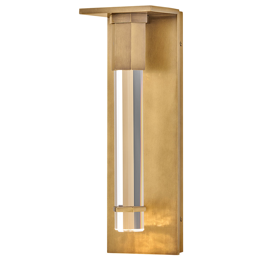 Hinkley Cecily Outdoor Wall Light Medium LED Wall Sconce Heritage Brass 28934HB