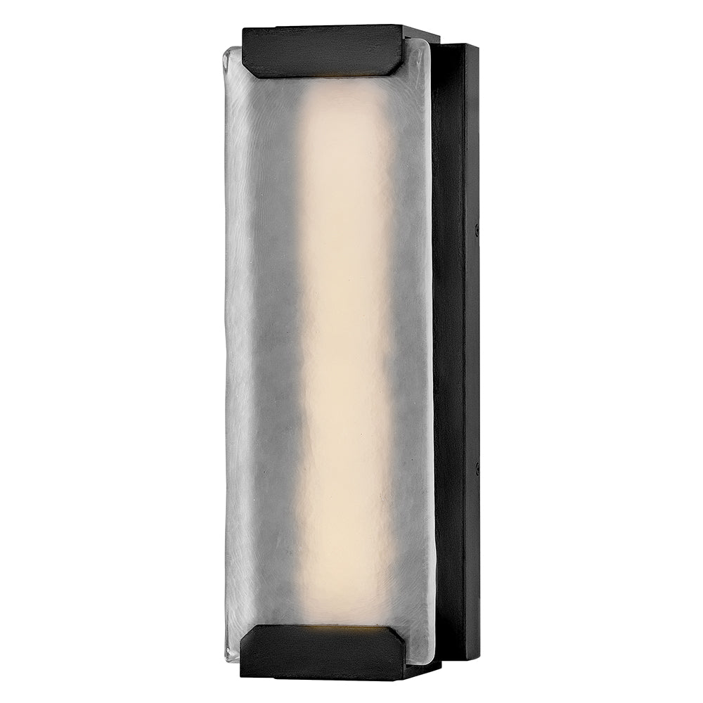 Hinkley Zayde Outdoor Wall Light Medium LED Wall Sconce Black 28974BK
