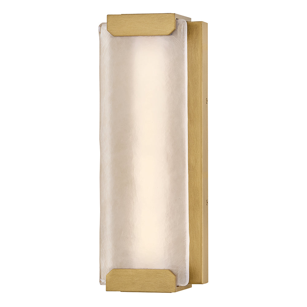 Hinkley Zayde Outdoor Wall Light Medium LED Wall Sconce Heritage Brass 28974HB