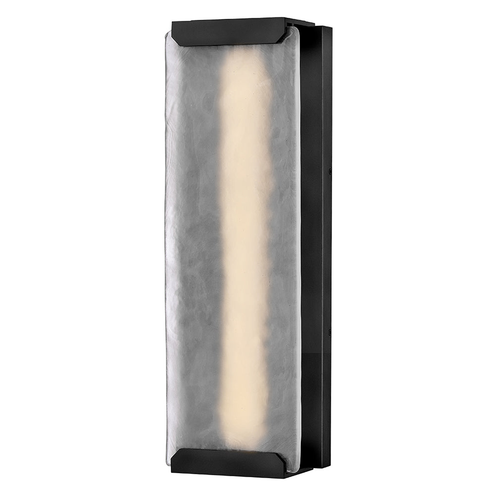 Hinkley Zayde Outdoor Wall Light Large LED Wall Sconce Black 28975BK