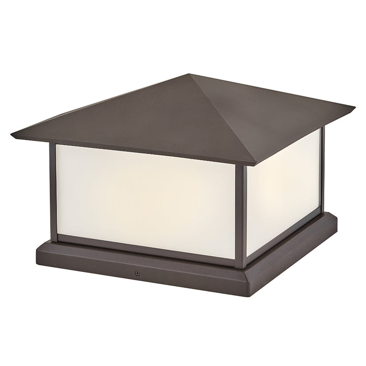 Hinkley Walter Outdoor Pier Mount Lantern Large Pier Mount Lantern Textured Oil Rubbed Bronze 28987TR