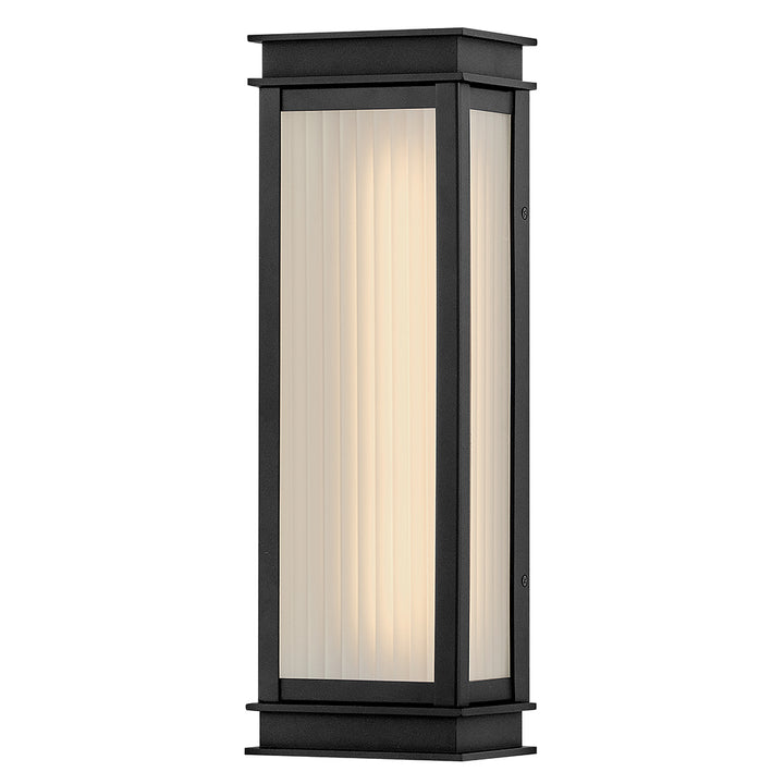 Hinkley Rockwell Outdoor Wall Light Medium LED Wall Sconce Textured Black 29014TK
