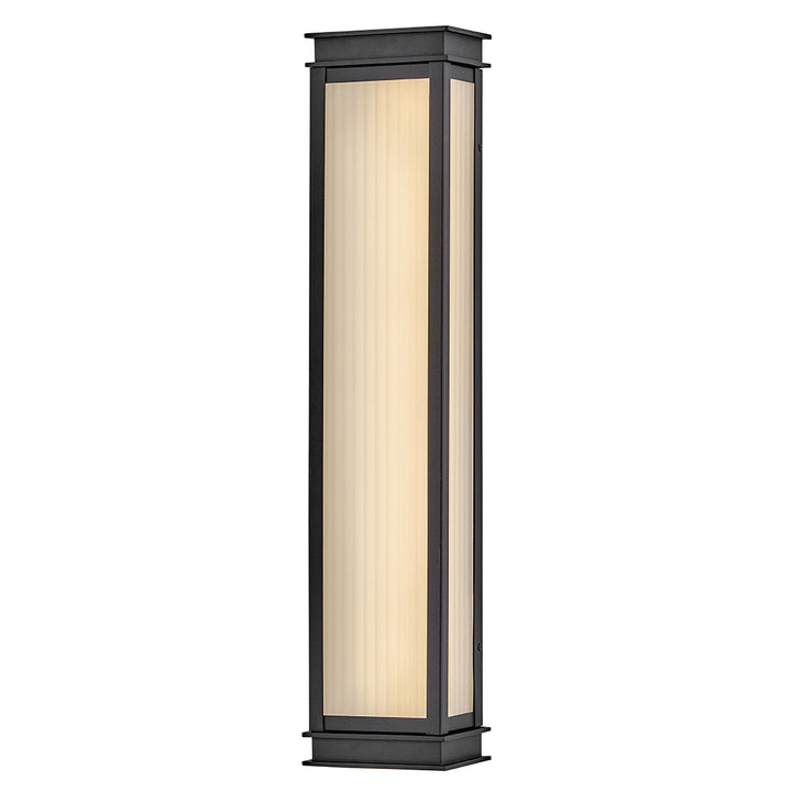 Hinkley Rockwell Outdoor Wall Light Large LED Wall Sconce Textured Black 29015TK