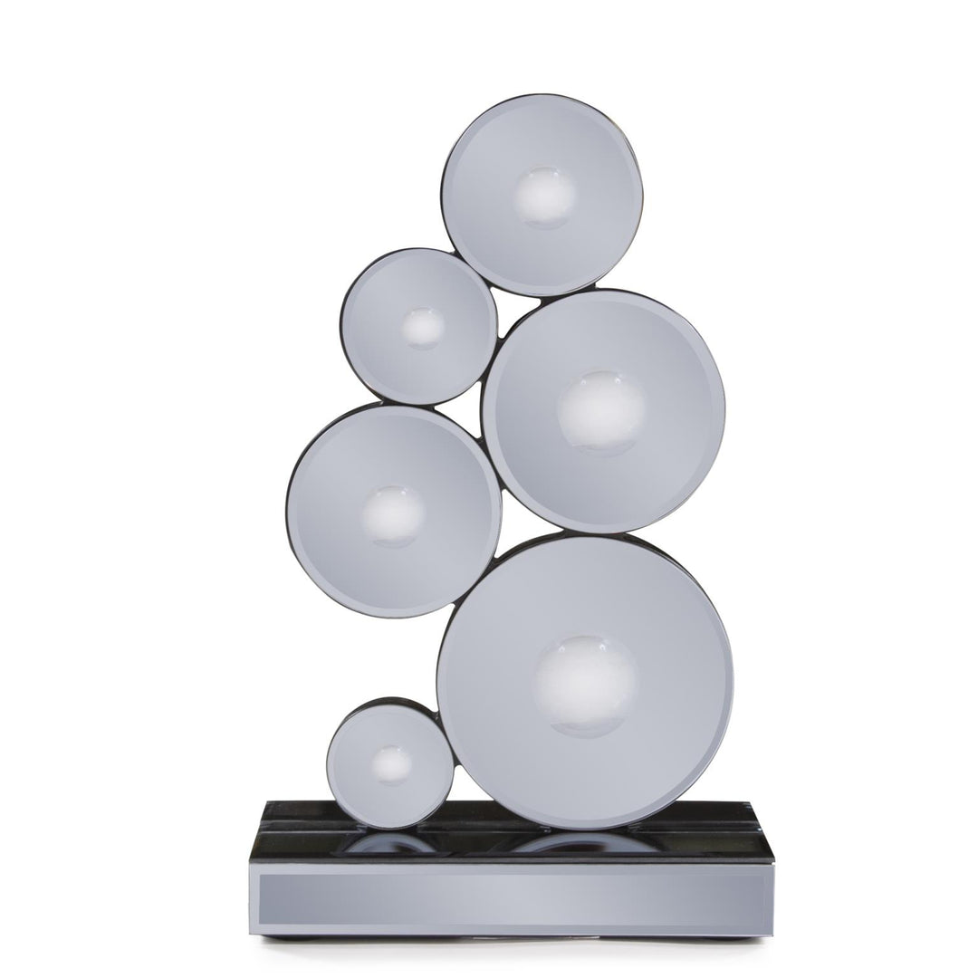 Howard Elliott Collection Grigio Mirrored Sculpture