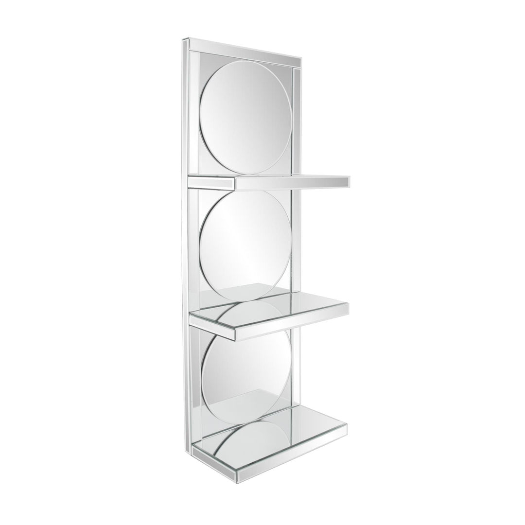 Howard Elliott Collection Triplex Mirrored Wall Shelf