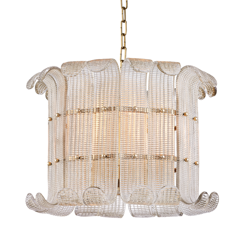 Hudson Valley Lighting Brasher Chandelier Chandeliers Hudson Valley Lighting Aged Brass  