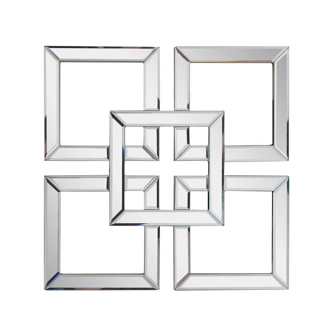 Howard Elliott Collection Landia Square Mirror, Clear