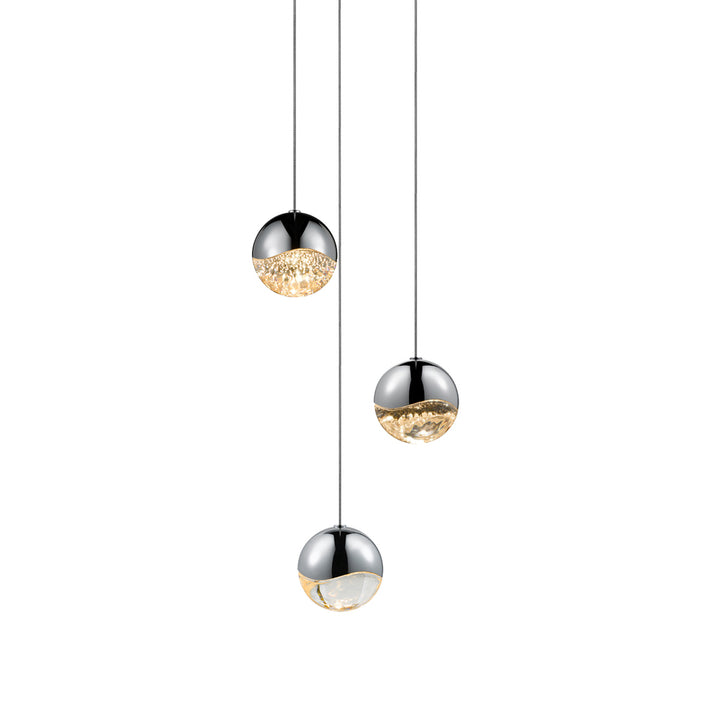 Sonneman Grapes® 3-Light Round Medium LED Pendant