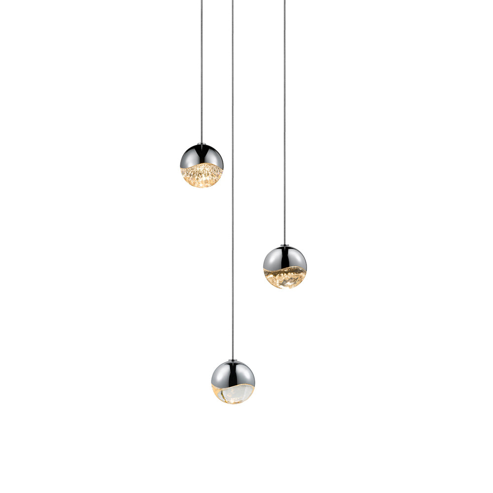 Sonneman Grapes® 3-Light Round Small LED Pendant