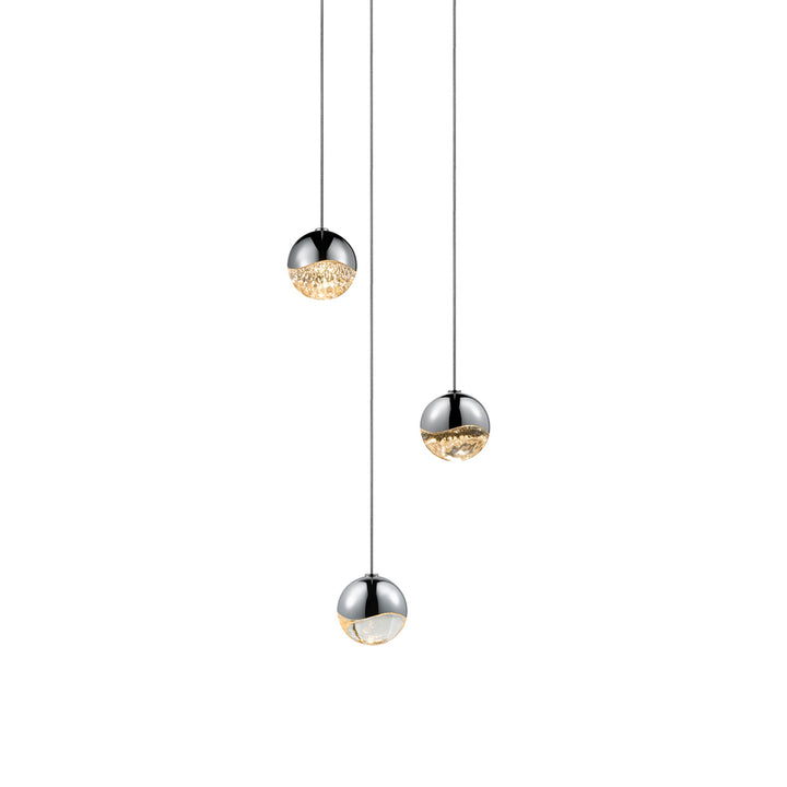 Sonneman Grapes® 3-Light Round Small LED Pendant