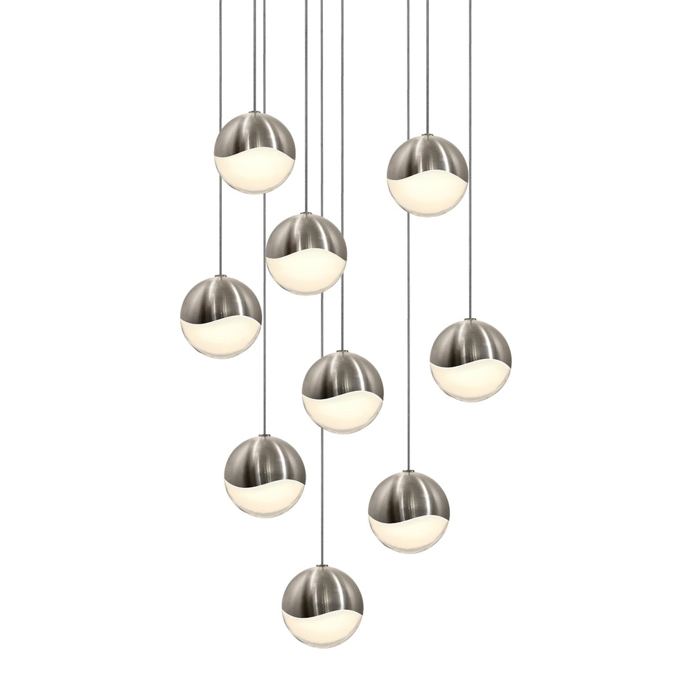 Sonneman Grapes® 9-Light Round Medium LED Pendant