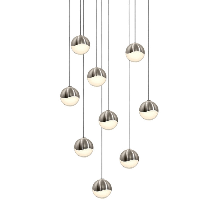 Sonneman Grapes® 9-Light Round Small LED Pendant