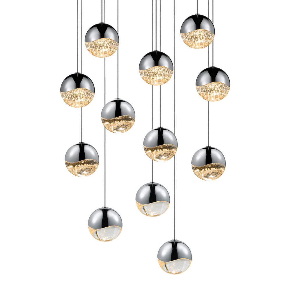 Sonneman Grapes® 12-Light Round Medium LED Pendant