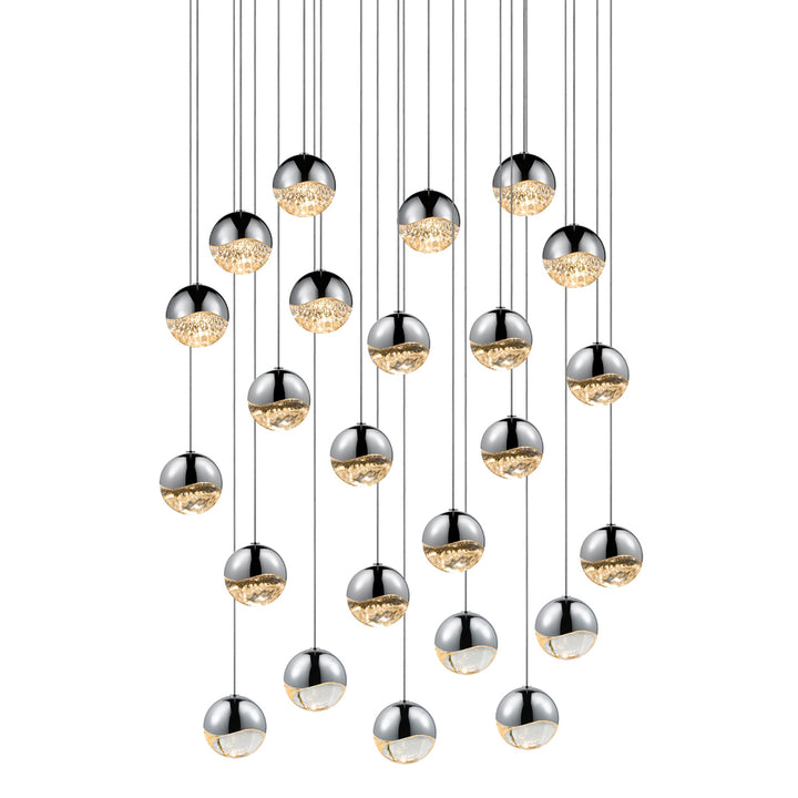 Sonneman Grapes® 24-Light Round Medium LED Pendant