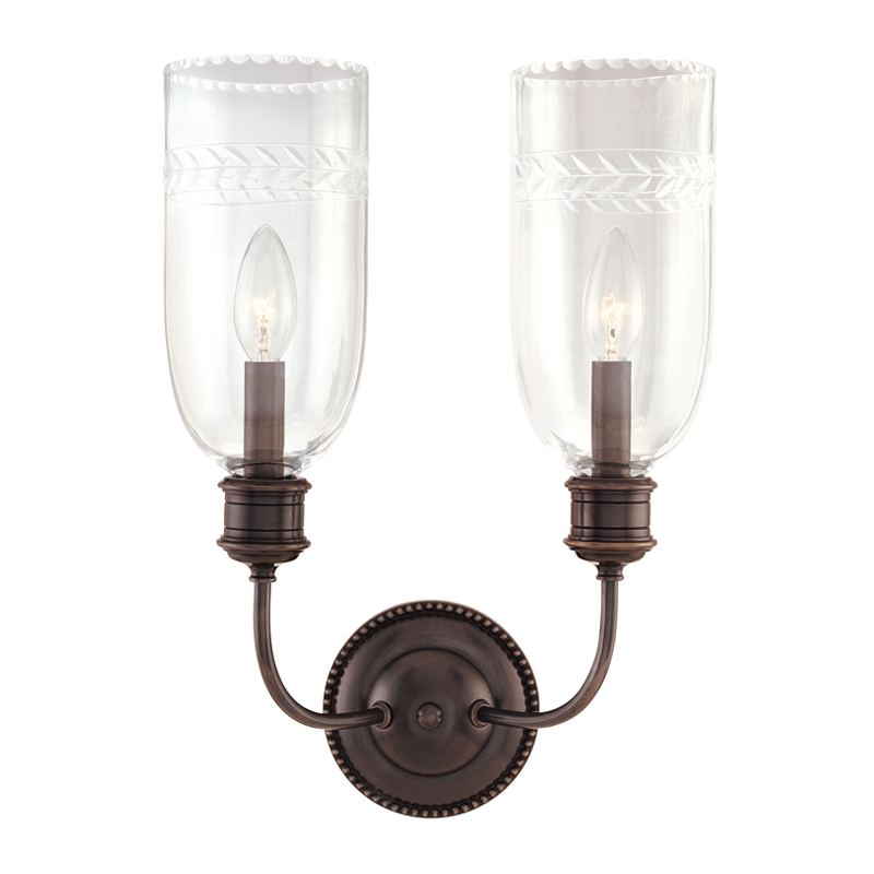 Hudson Valley Lighting Lafayette Wall Sconce Wall Sconces Hudson Valley Lighting Old Bronze  