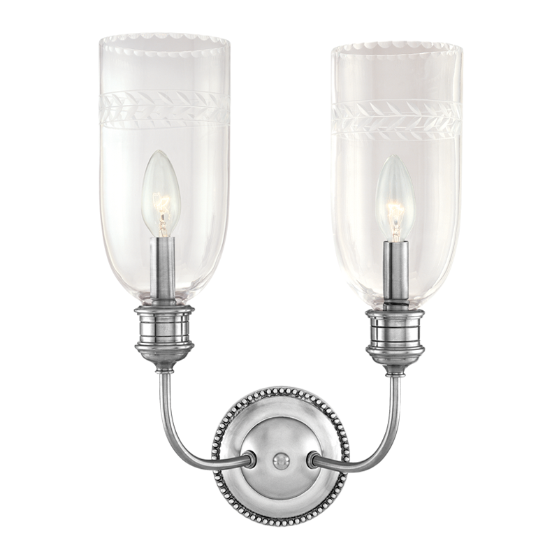 Hudson Valley Lighting Lafayette Wall Sconce Wall Sconces Hudson Valley Lighting Polished Nickel  