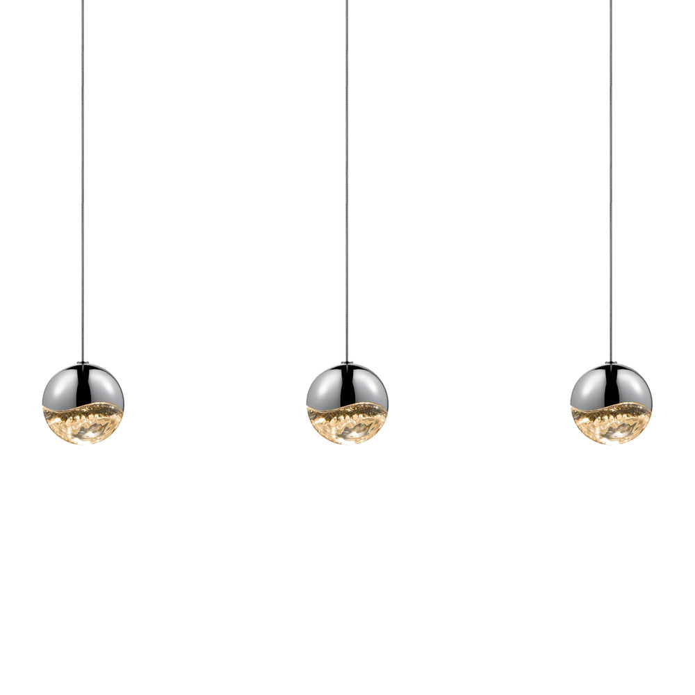 Sonneman Grapes® 3-Light Rectangle Medium LED Pendant