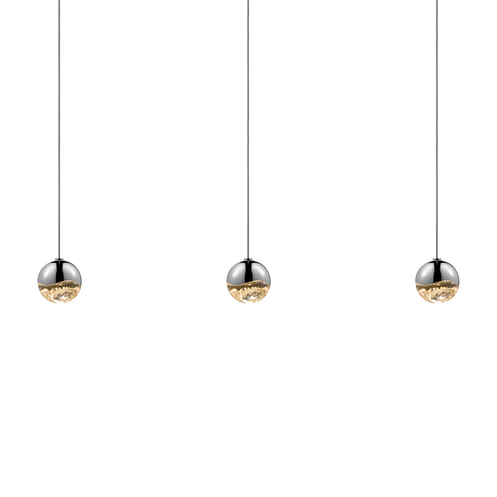 Sonneman Grapes® 3-Light Rectangle Small LED Pendant