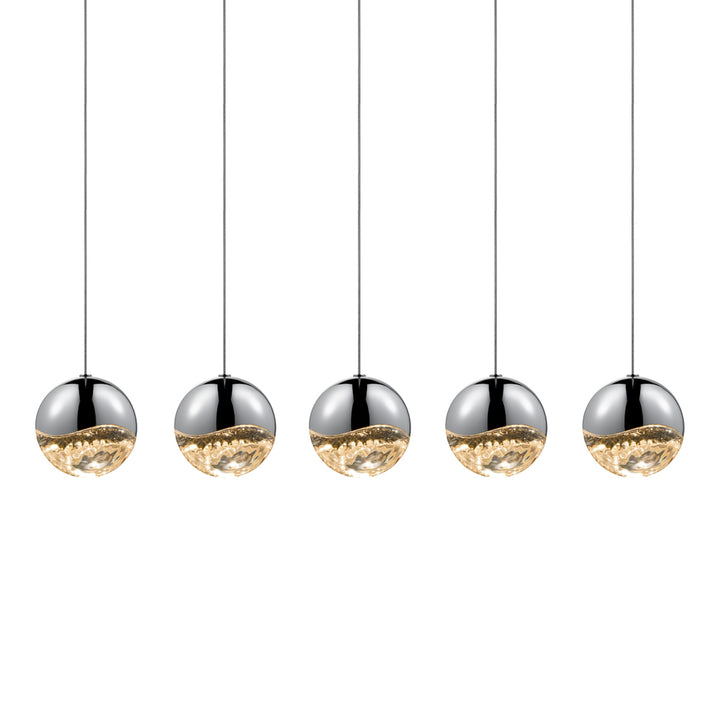 Sonneman Grapes® 5-Light Rectangle Large LED Pendant