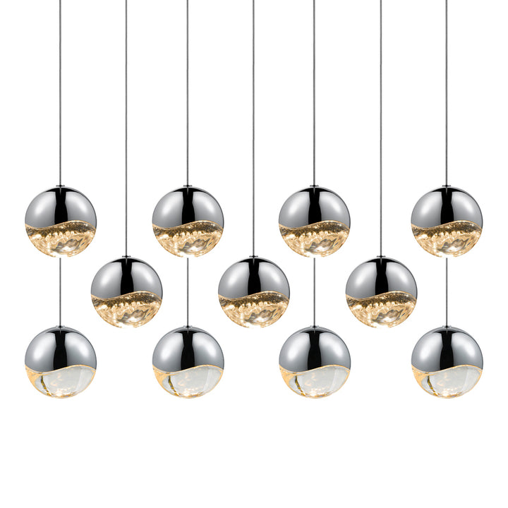 Sonneman Grapes® 11-Light Rectangle Large LED Pendant