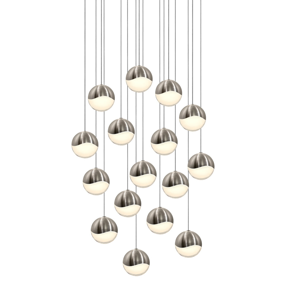 Sonneman Grapes® 16-Light Square Large LED Pendant