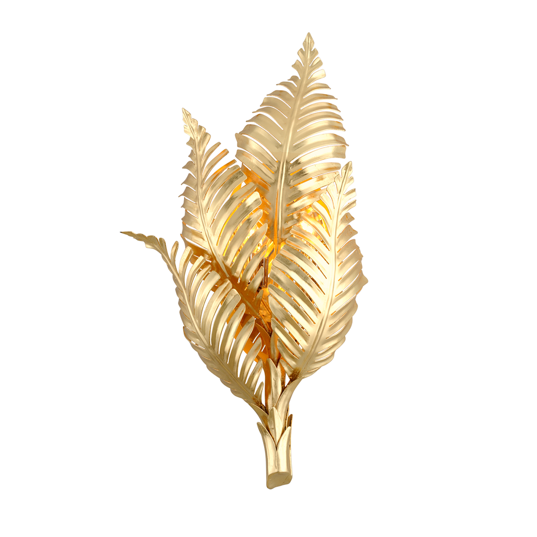 Corbett Lighting Tropicale Wall Sconce Wall Sconces Corbett Gold Leaf 11.5x26.5 