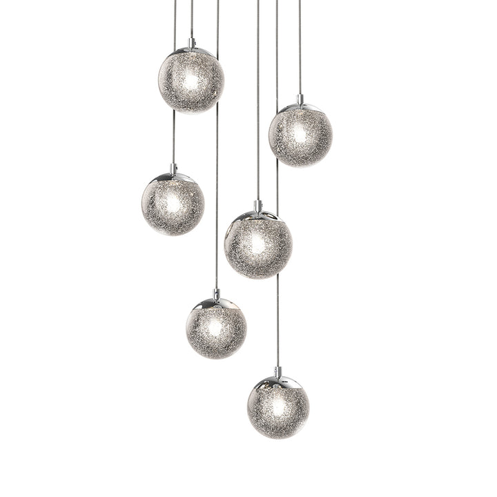 Sonneman Champagne Bubbles 6-Light Round LED Pendant