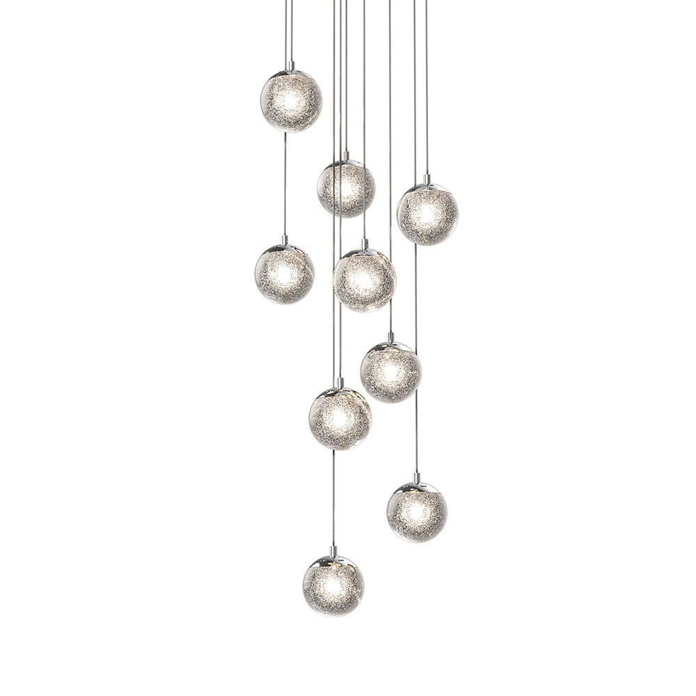 Sonneman Champagne Bubbles 9-Light Round LED Pendant