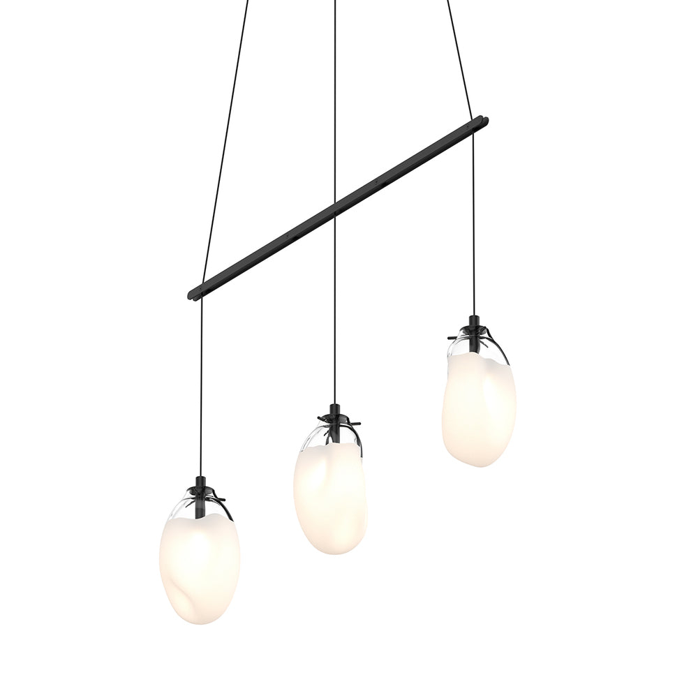 Sonneman Liquid 3-Light Linear Spreader LED Pendant