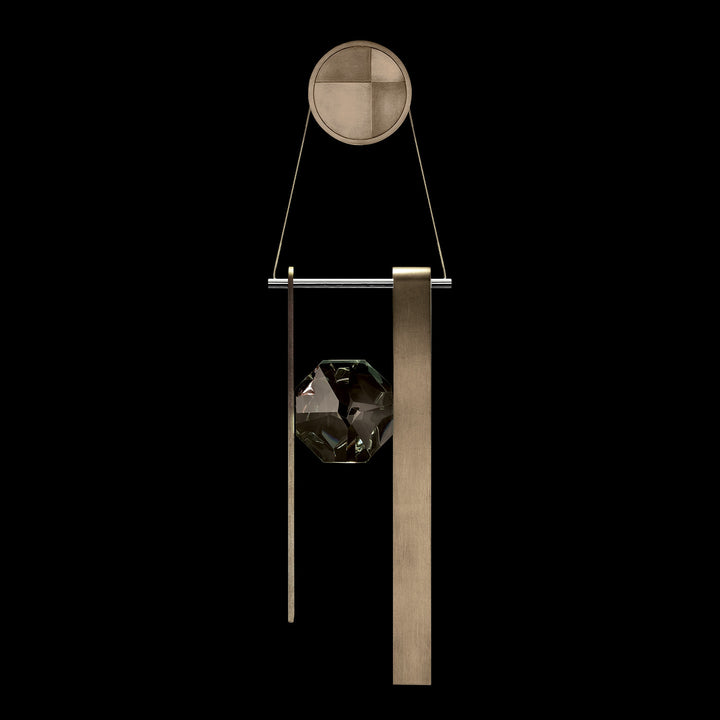 Fine Art Handcrafted Lighting Aria 20.75"H Sconce in Soft Ombre Bronze (100009-3)