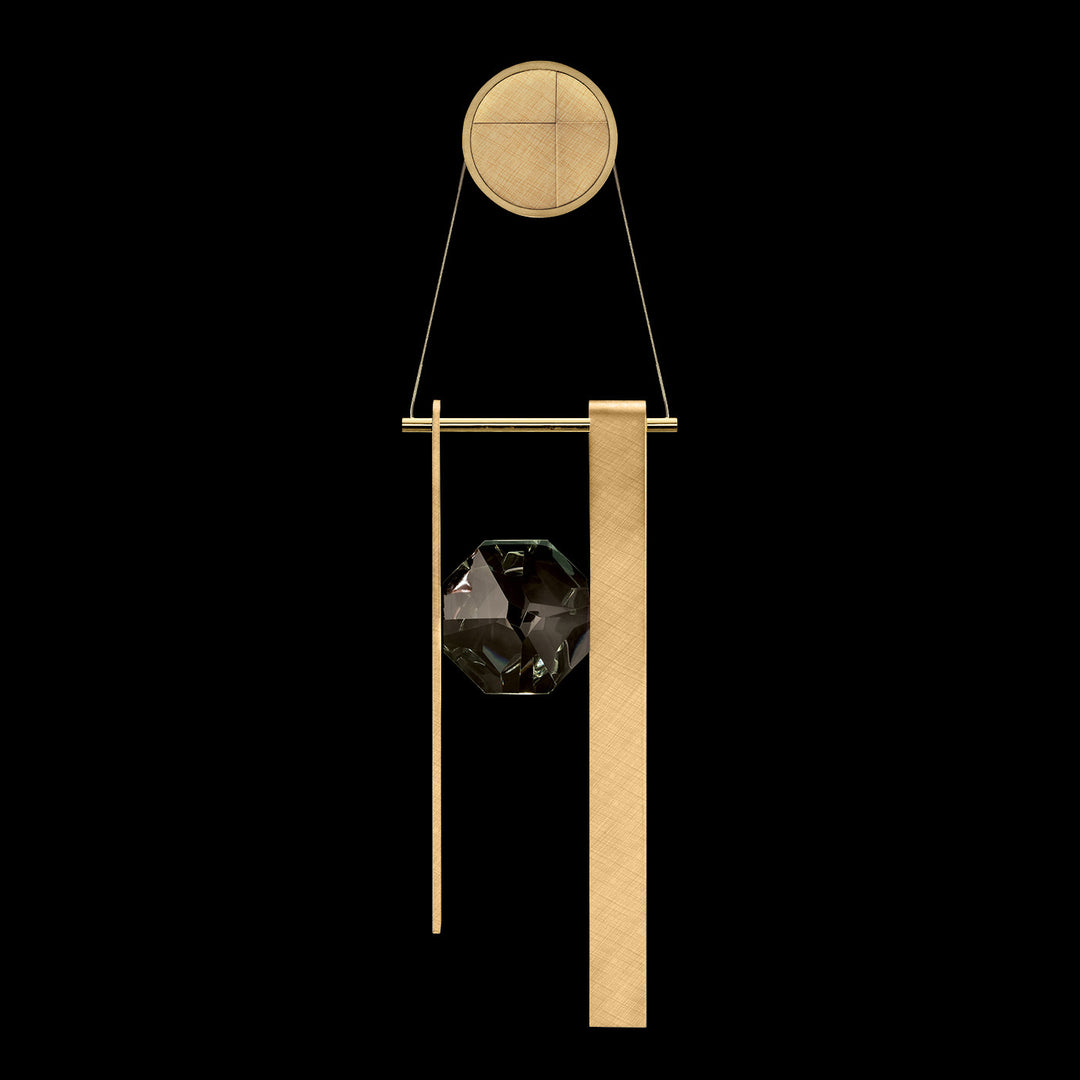 Fine Art Handcrafted Lighting Aria 20.75"H Sconce in Brushed Gold Leaf (100009-5)