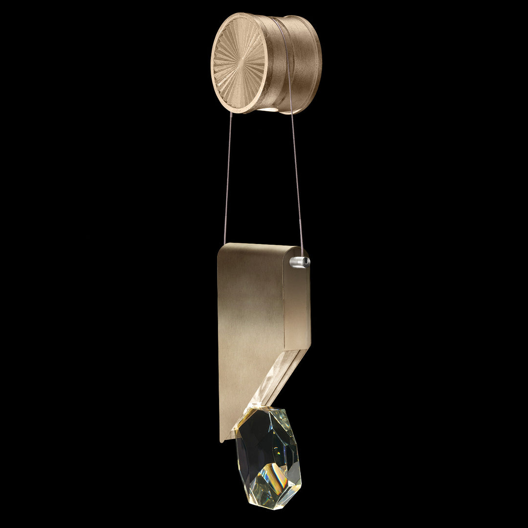 Fine Art Handcrafted Lighting Aria 13.5"H Sconce in Soft Ombre Bronze (100008-3)