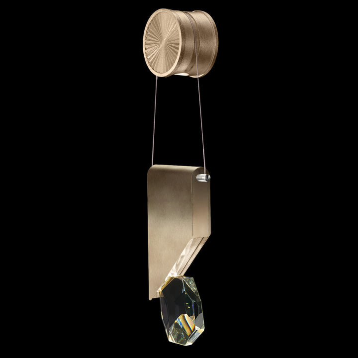 Fine Art Handcrafted Lighting Aria 13.5"H Sconce in Soft Ombre Bronze (100008-3)