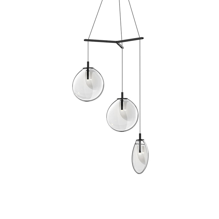 Sonneman Cantina Medium 3-Light Tri-Spreader LED Pendant