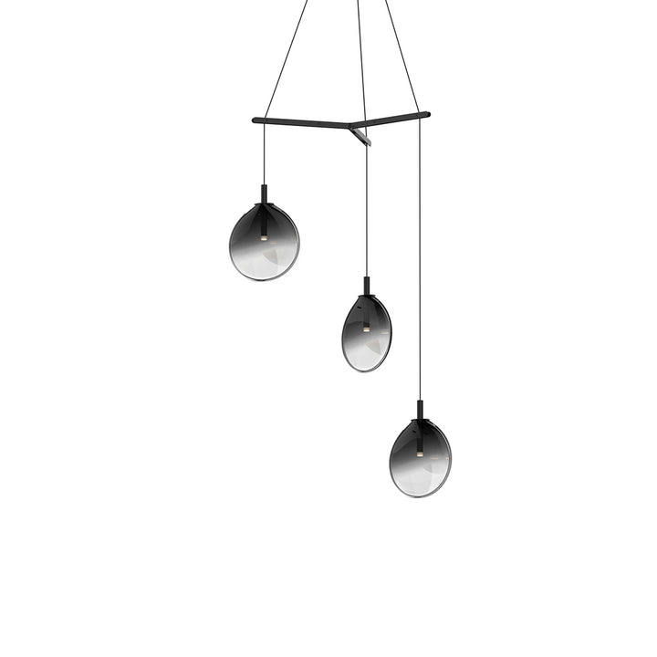 Sonneman Cantina Small 3-Light Tri-Spreader LED Pendant