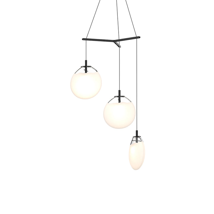 Sonneman Cantina Medium 3-Light Tri-Spreader LED Pendant