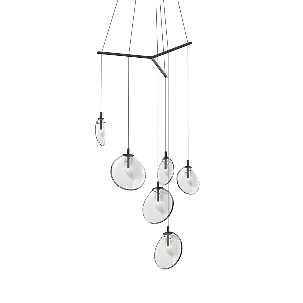 Sonneman Cantina 6-Light Tri-Spreader LED Pendant