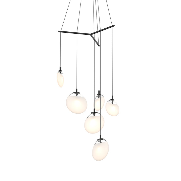 Sonneman Cantina 6-Light Tri-Spreader LED Pendant