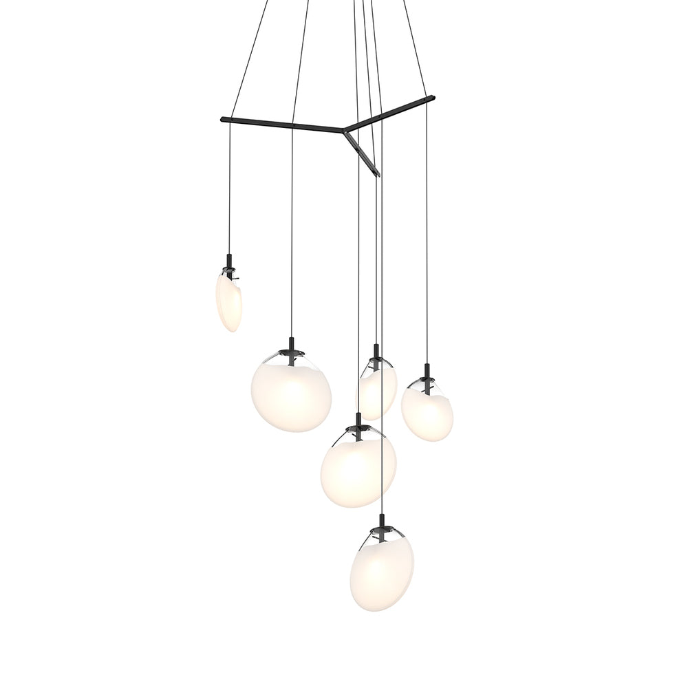 Sonneman Cantina 6-Light Tri-Spreader LED Pendant