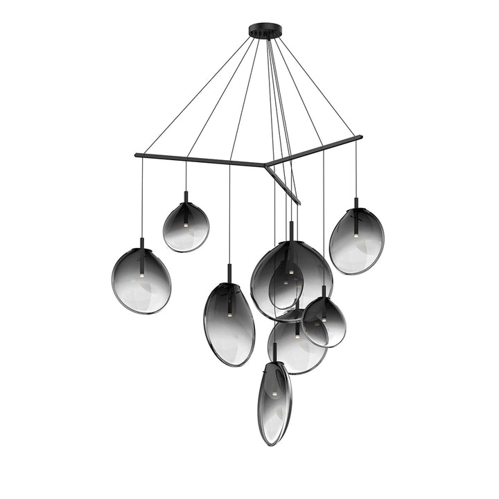 Sonneman Cantina 9-Light Tri-Spreader LED Pendant