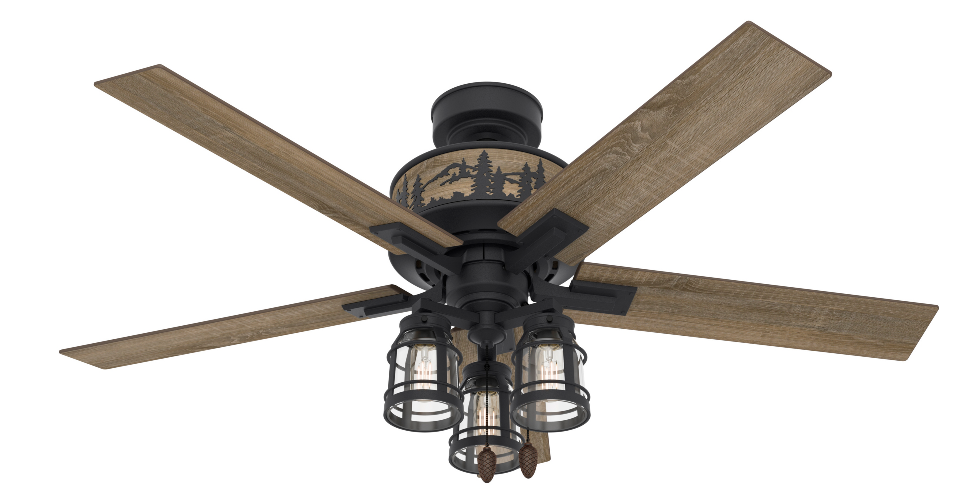 Hunter 52 inch Vista Ceiling Fan with LED Light Kit and Pull Chain