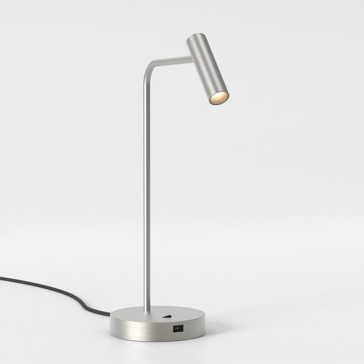 Astro Lighting Enna Desk USB C - Matt Nickel