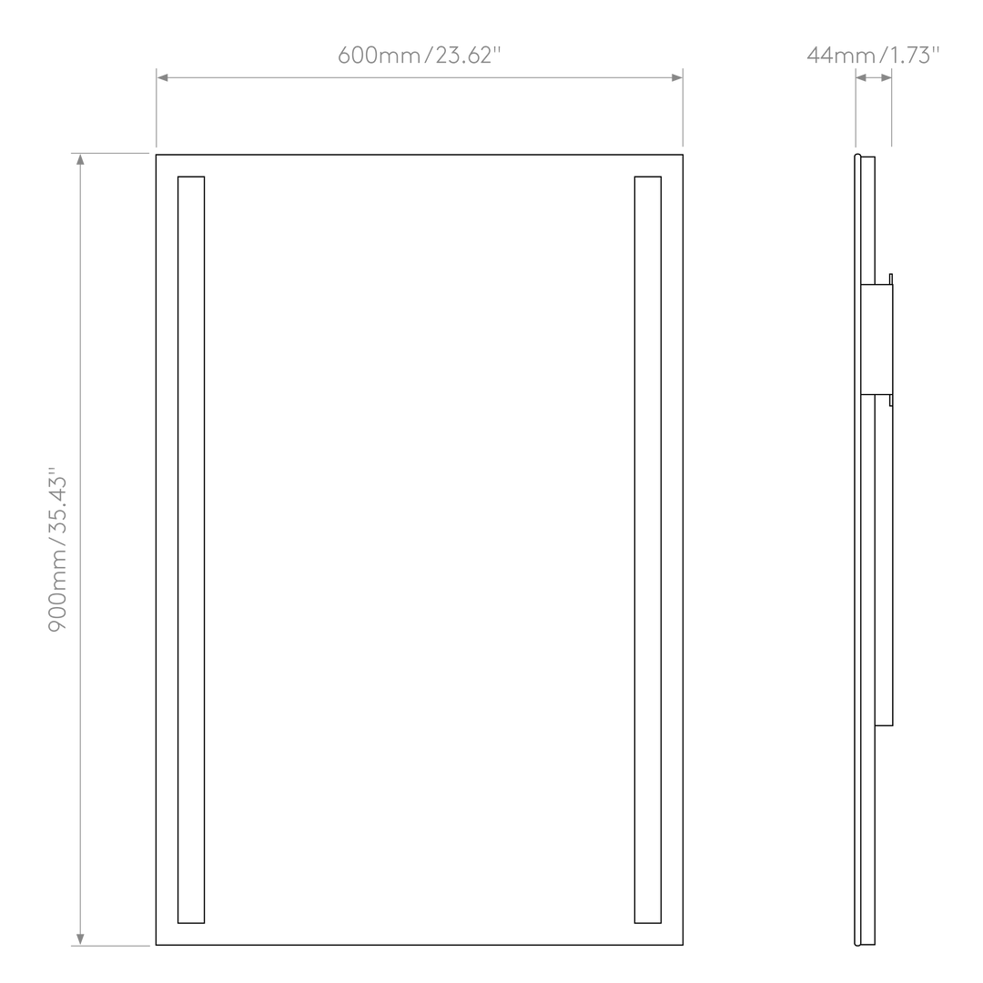 Astro Lighting Avlon 900 2700K Phase dimension diagram