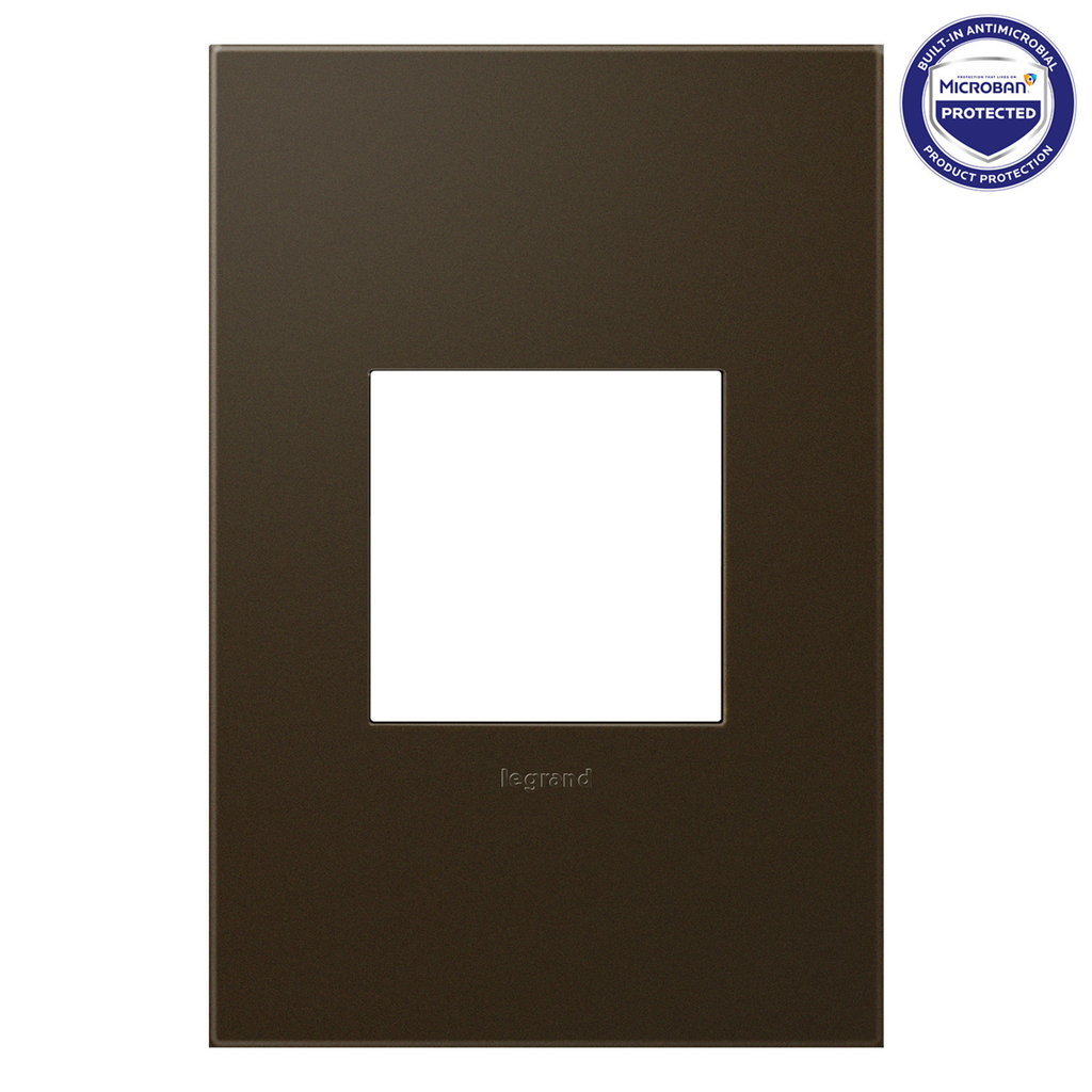 Legrand adorne Bronze 1-Gang wall plate